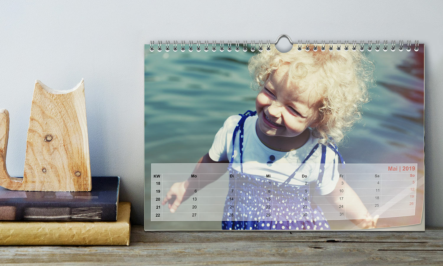 Kalender im Querformat