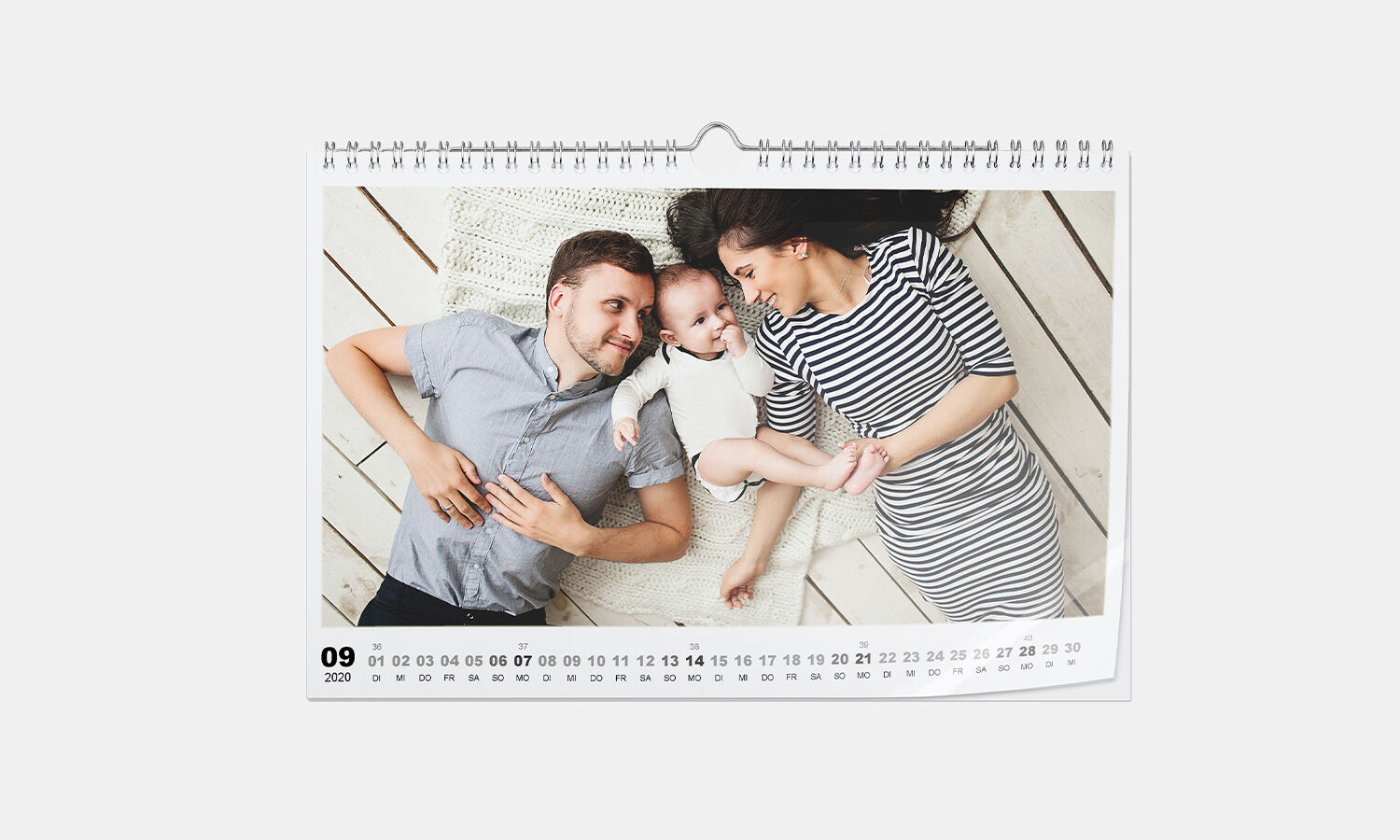 Fotokalender im Querformat