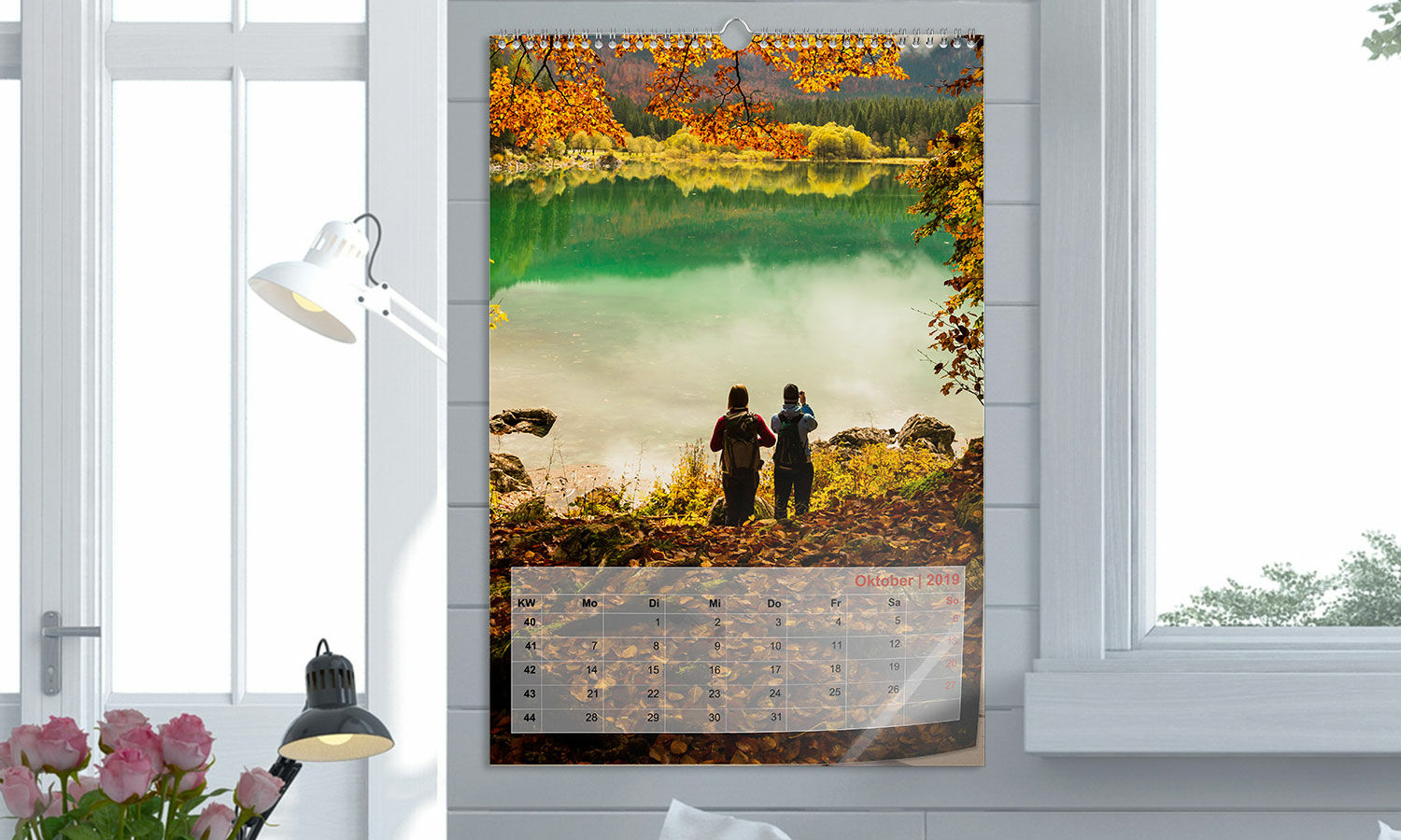 Kalender im Hochformat