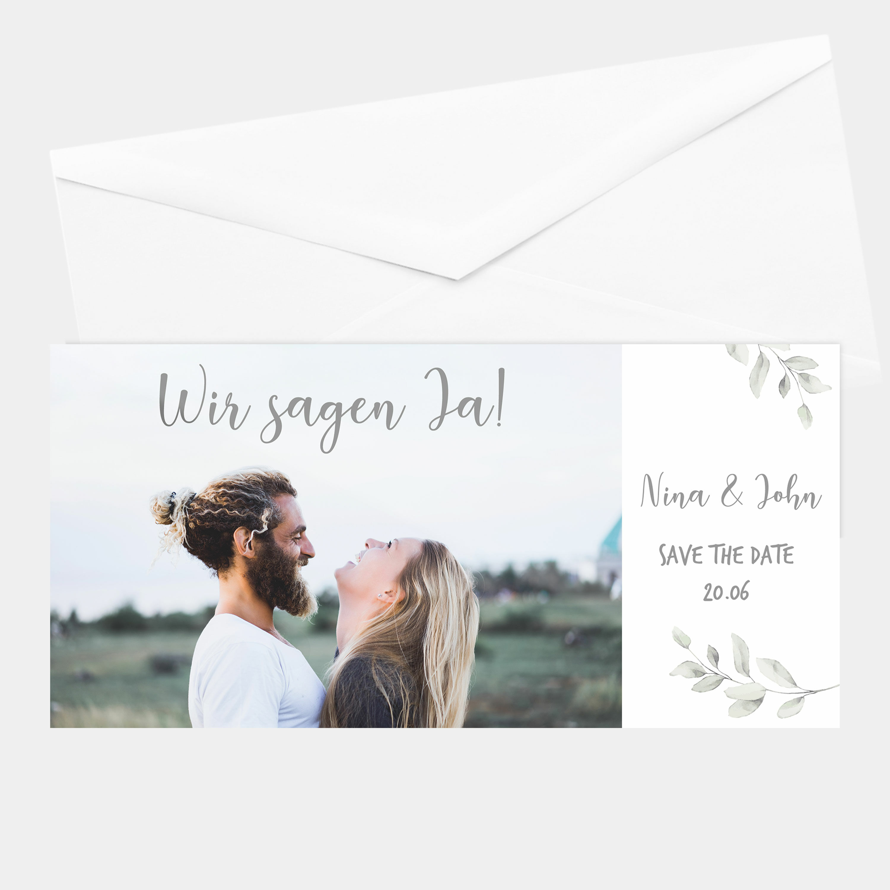 Grußkarte Panorama Quer